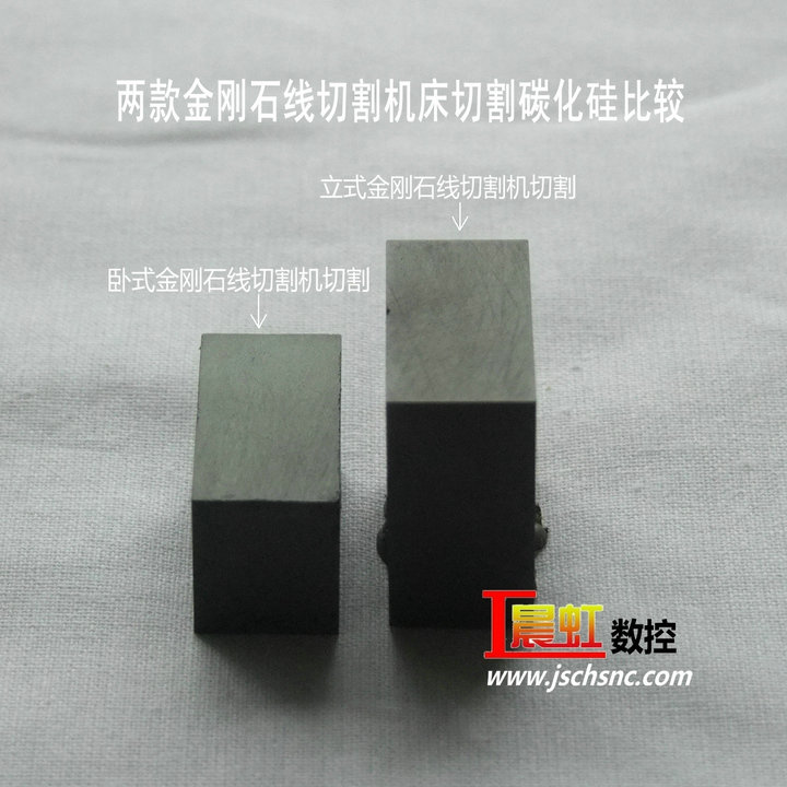 兩款不同結構金剛石線切割機切割碳化硅記錄


